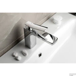 Wastafelmengkraan Sapho Jumper 1-Hendel Uitloop Recht 17.2 Cm Chroom -Badkamermeubels jm002 wastafelmengkraan sapho jumper 1 hendel uitloop recht 17.2 cm chroom 3