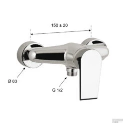 Opbouw Douchekraan Sapho KAI Mengkraan 1-hendel Mat Zwart 5 Opbouw Douchekraan Sapho KAI Mengkraan 1-hendel Mat Zwart -Badkamermeubels ka11 15 opbouw douchekraan sapho kai mengkraan 1 hendel mat zwart tech