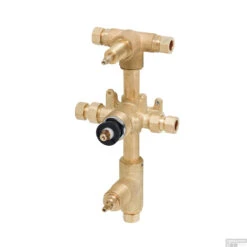 BWS Douchethermostaat 3Wegs Inbouw Rond Chroom -Badkamermeubels kh29.3963 kh29.3966 2