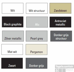 Designradiator Aika 1800 X 500 Mm Donker Grijs -Badkamermeubels kleurenpallet radiator 3 89