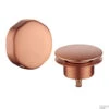 Knop/plug Badoverloop Wiesbaden Geborsteld Koper -Badkamermeubels knopplug badoverloop wiesbaden geborsteld brons koperkleur shop
