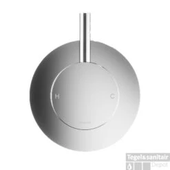 Inbouw Douchekraan Hotbath Laddy Thermostaat Met Stopkraan Rond Chroom -Badkamermeubels l012rcr inbouw douchekraan hotbath laddy thermostaat met stopkraan rond chroom 2