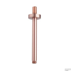 Luxe Douche-Arm Wiesbaden Rond Plafondbevestiging 20 Cm Geborsteld Koper