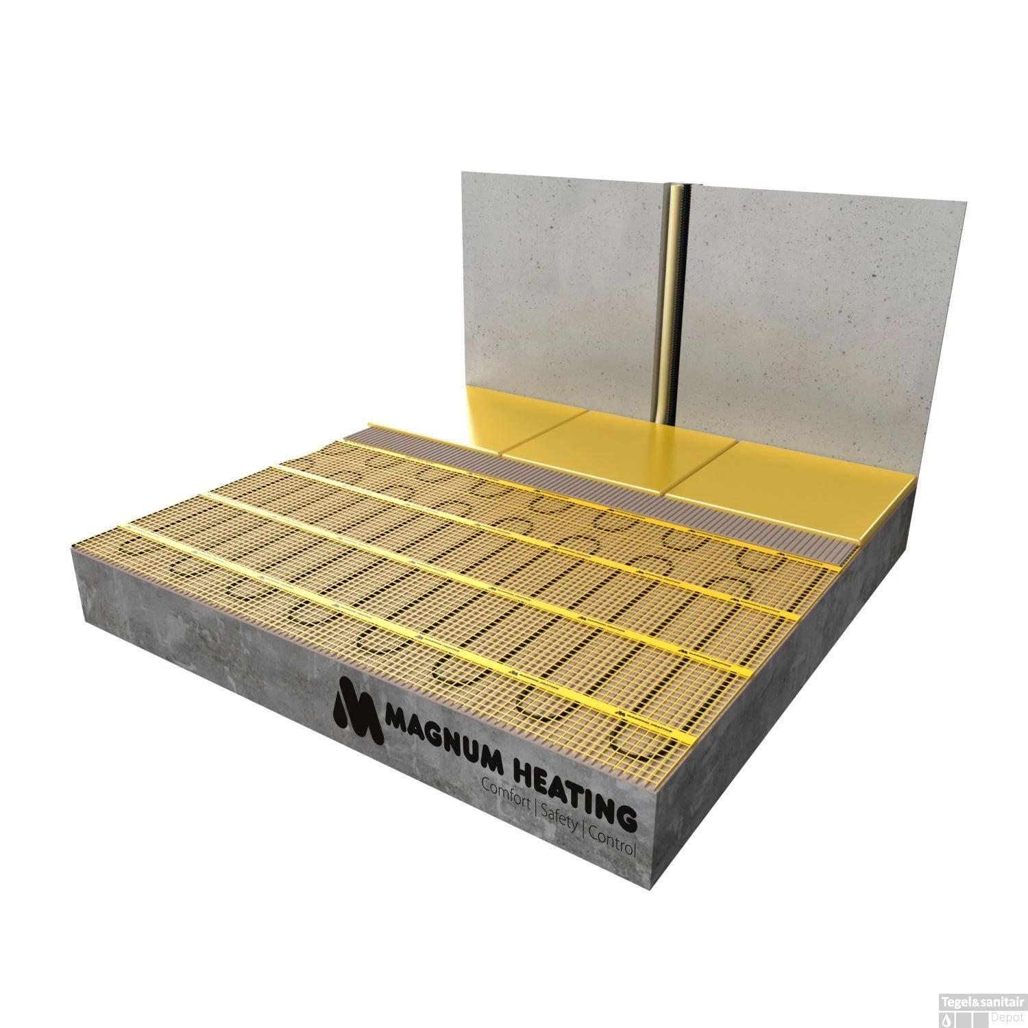 Elektrische Vloerverwarming Magnum Mat Incl. Klokthermostaat 20 M2 4 Elektrische Vloerverwarming Magnum Mat Incl. Klokthermostaat 20 M2 - Afbeelding 2