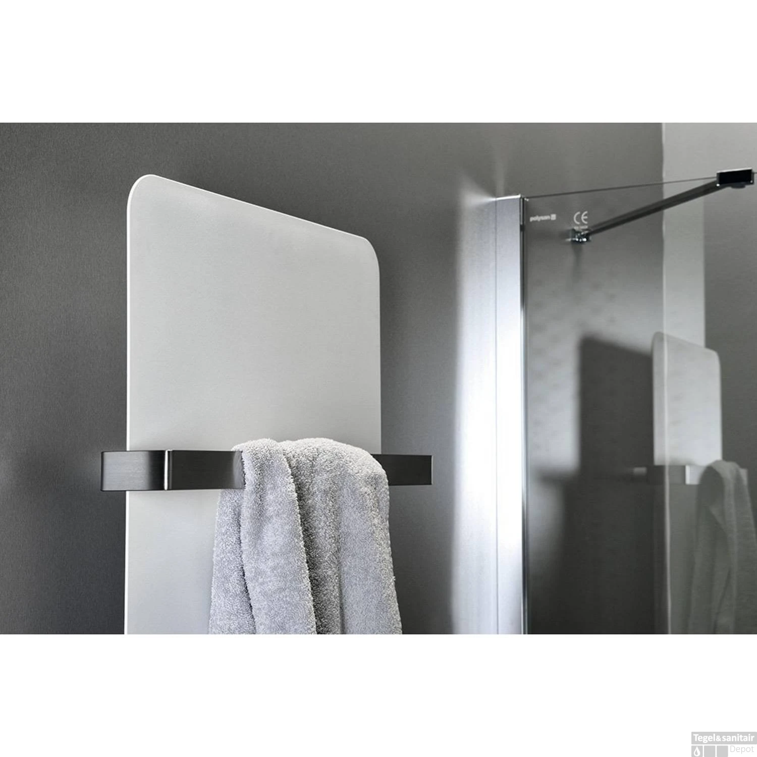 Designradiator Sapho Tabella 49x159 Cm 734W Mat Wit 7 Designradiator Sapho Tabella 49x159 Cm 734W Mat Wit - Afbeelding 5