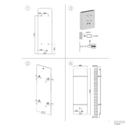 Designradiator Sapho Tabella 49x159 Cm 734W Mat Wit 17 Designradiator Sapho Tabella 49x159 Cm 734W Mat Wit -Badkamermeubels mi1549 designradiator sapho tabella 49x159 cm 734w mat wit 7