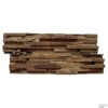 Mozaiek Hout Rustiek Old Teak (P 01) 20x50 Cm (prijs Per M2) -Badkamermeubels mozaiek wood panel 01 20x50x2.5 61350