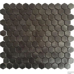 Mozaiek Tegels Dune Reflections Hexagon 29x30.5 Cm Gunmetal (Prijs Per Matje)