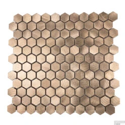 Mozaiek Tegels Dune Reflections Hexagon 29x30.5 Cm Brons/Koper (Prijs Per Matje)