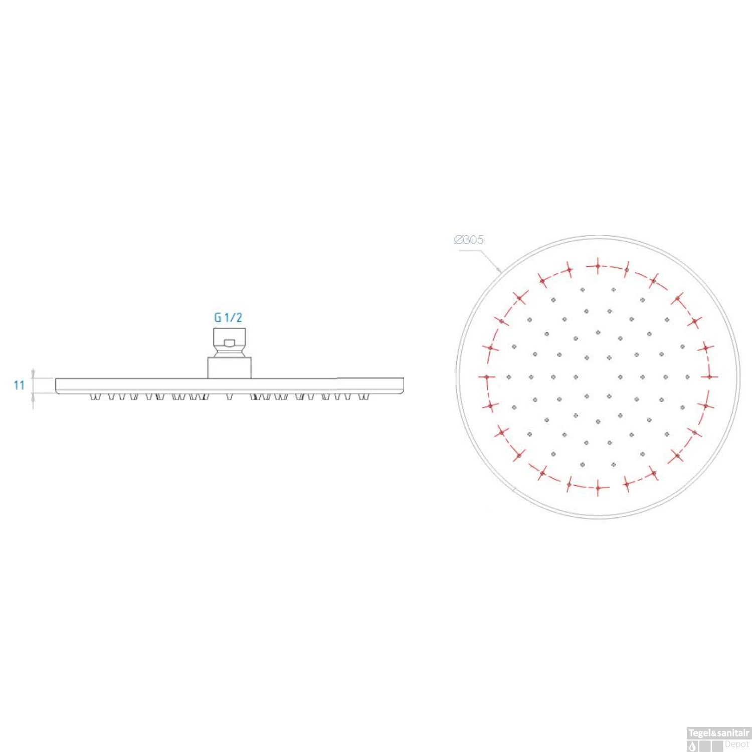Hoofddouche Lagoo Nesso Met Veiligheidsventiel 30,5 Cm RVS Mat Zwart 4 Hoofddouche Lagoo Nesso Met Veiligheidsventiel 30,5 Cm RVS Mat Zwart - Afbeelding 2