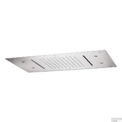 Hoofddouche Showerlicious Lagoo Nesso Met 2 Cascades En Nevel Functie 70 X 40 Cm RVS Chroom