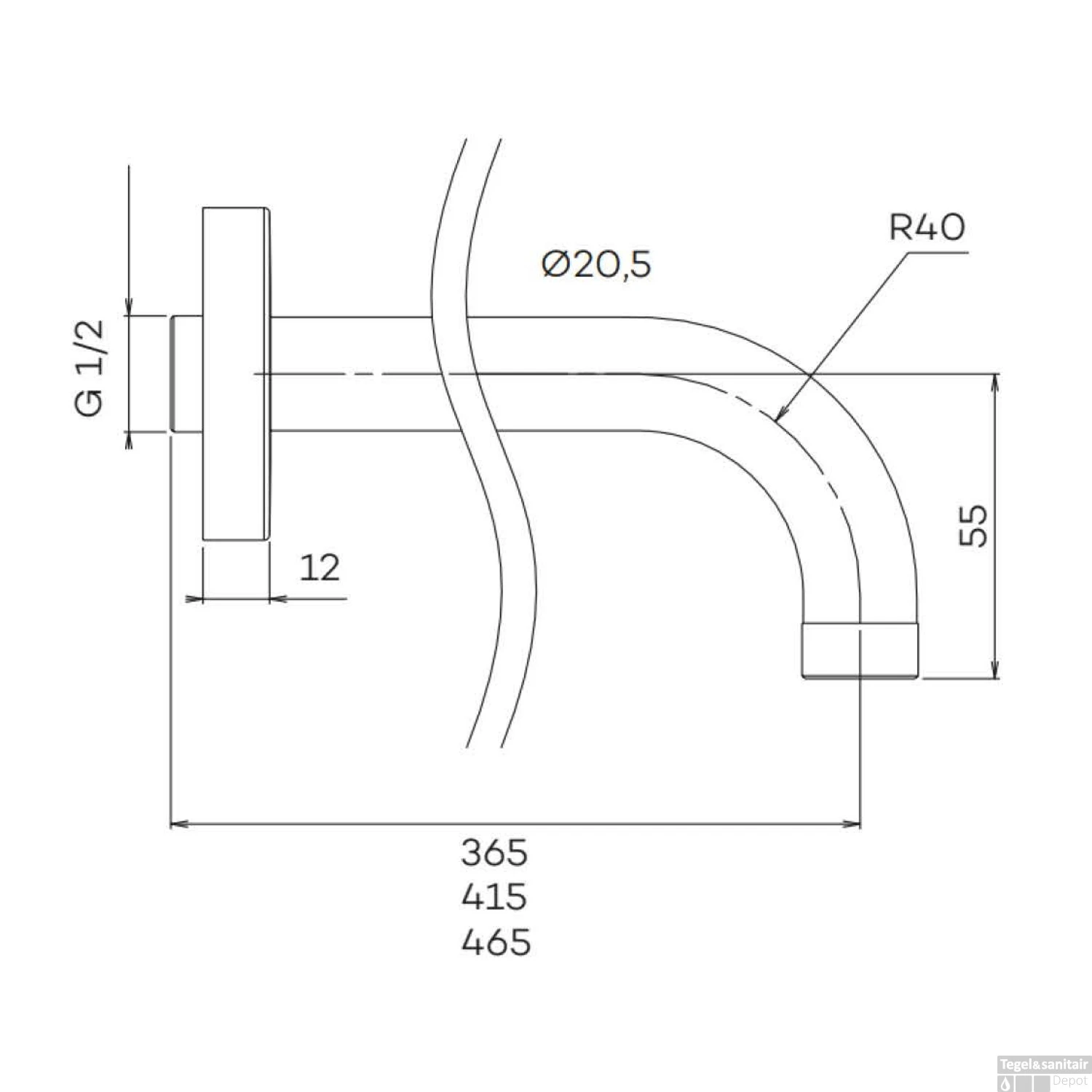 Wandarm Lagoo Nesso Rond 45 Cm RVS Geborsteld Nikkel 4 Wandarm Lagoo Nesso Rond 45 Cm RVS Geborsteld Nikkel - Afbeelding 2