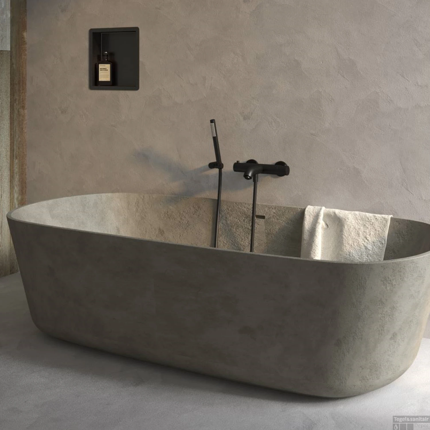 Opbouw Bad- En Douchekraan Brauer Black Thermostatisch Mat Zwart 4 Opbouw Bad- En Douchekraan Brauer Black Thermostatisch Mat Zwart - Afbeelding 2