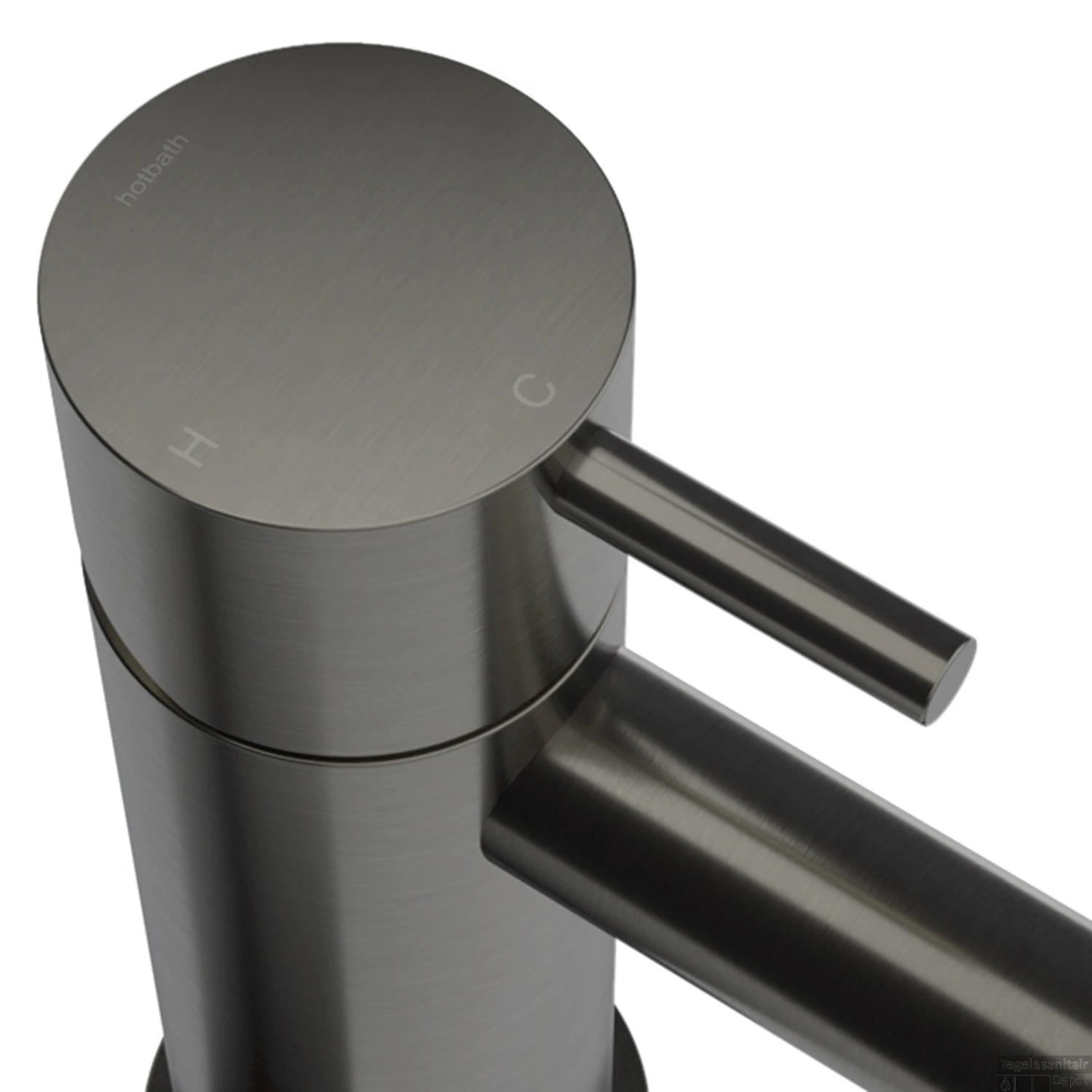 Badoverloop Hotbath Cobber Combinatie Verlengd Verouderd IJzer 4 Badoverloop Hotbath Cobber Combinatie Verlengd Verouderd IJzer - Afbeelding 2