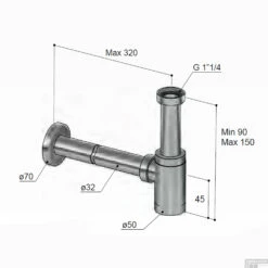Fontein Sifon Hotbath Cobber Rond Verouderd Messing -Badkamermeubels p034ab fontein sifon hotbath cobber rond verouderd messing tech