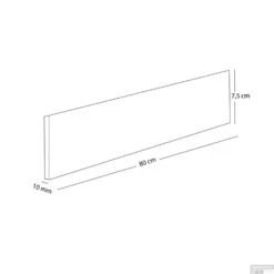 Plint T.b.v. Piet Boon Mono Cristallo 7,5x80 Cm Grijs