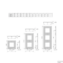 Designradiator Sapho Monopoli 60x60 Cm 312W Antraciet -Badkamermeubels po606a designradiator sapho monopoli 60x60 cm 312w antraciet 3