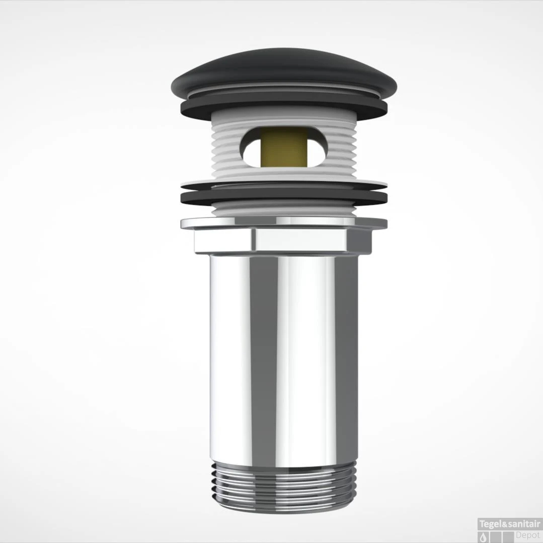 Pop-up Waste Wastafel Arcqua 1-1/4 Universeel Mat Antraciet