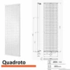Designradiator Quadroto 2006 X 603 Mm Zandsteen -Badkamermeubels quadroto 2006 x 603 1 1 1 2