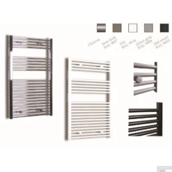Radiator Sanicare Standaard Recht 533 Watt Inclusief Ophanging 60x111,8 Cm Chroom -Badkamermeubels radiator sanicare standaard recht 730 watt inclusief ophanging 60x111 8 cm chroom detail1