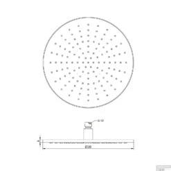 Regendouche Kop Brauer Chrome Edition 30 Cm Chroom -Badkamermeubels regendouche kop brauer chrome edition 30 cm geborsteld chroom tec