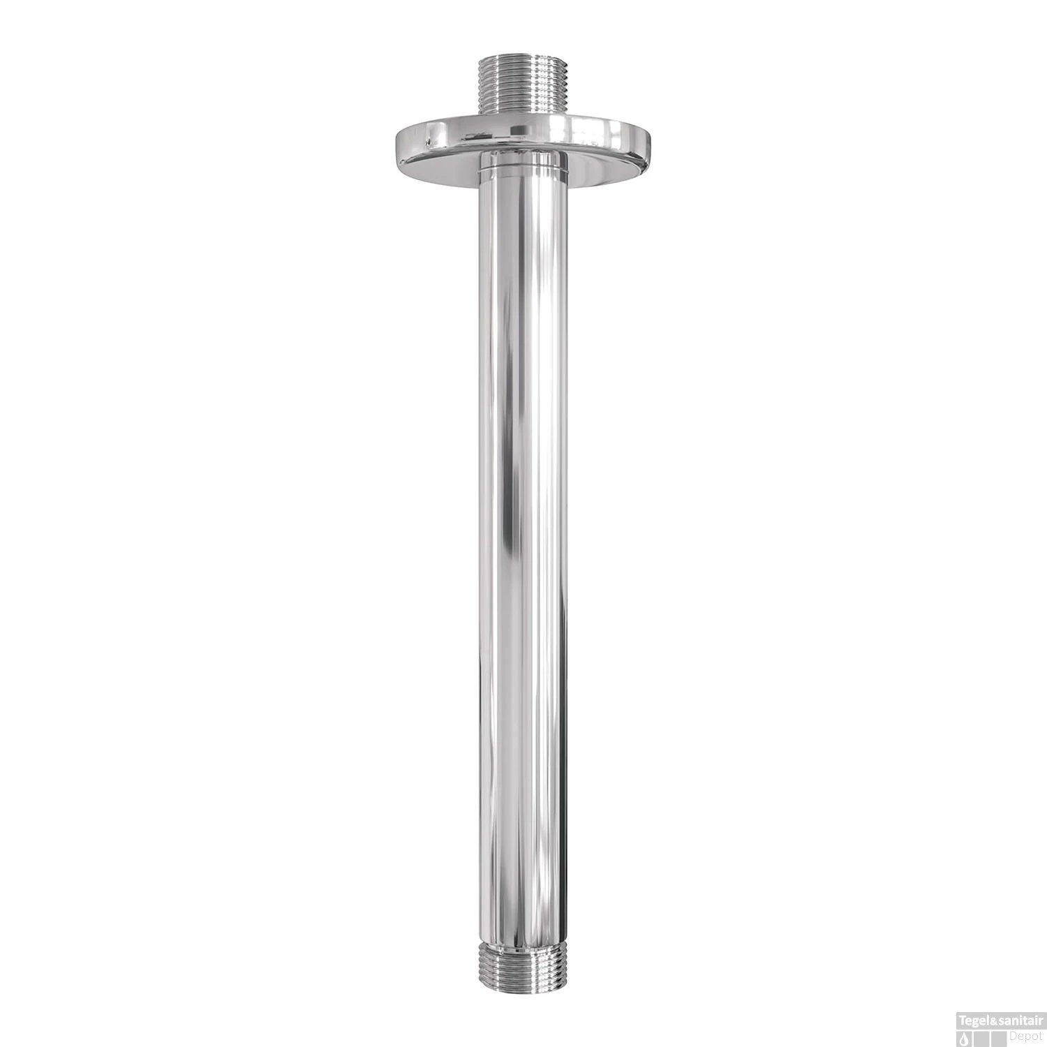 Regendoucheset Inbouw Brauer Chrome Carving Thermostatisch 30cm Met 3-Weg Omstelling, Plafondarm, Glijstang En Handdouche 3-Standen Chroom - Afbeelding 7