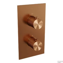 Regendoucheset Inbouw Brauer Copper Carving Thermostatisch 20cm Met 3-Weg Omstelling, Gebogen Wandarm, Glijstang En Staaf Handdouche Geborsteld Koper -Badkamermeubels regendoucheset inbouw brauer copper carving thermostatisch 20cm met 3 weg omstelling gebogen wandarm glijstang shop1