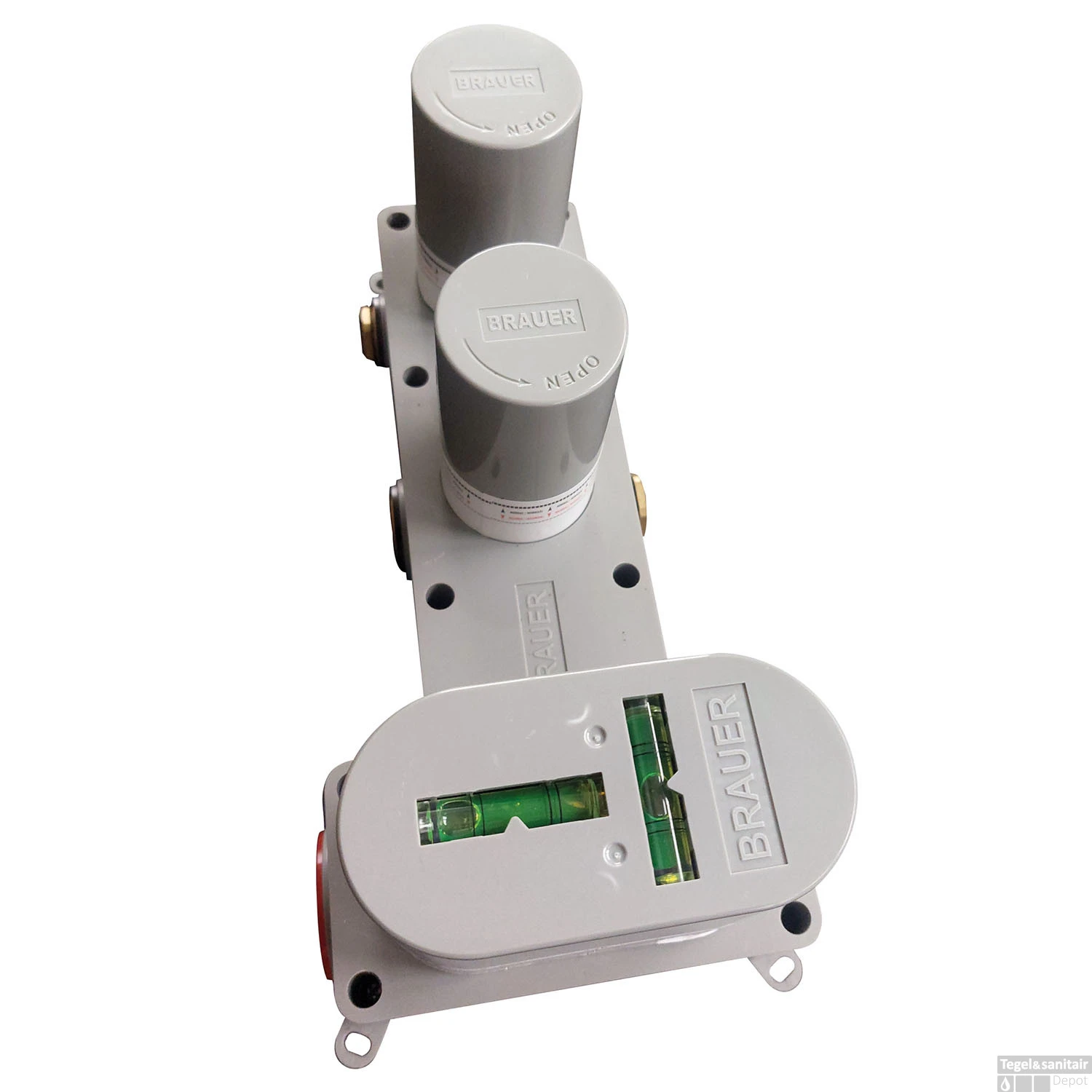 Regendoucheset Inbouw Brauer Gold Carving Thermostatisch 20cm Met Plafondarm, Glijstang En Handdouche 3-Standen Losse Stopkranen Geborsteld Goud - Afbeelding 11