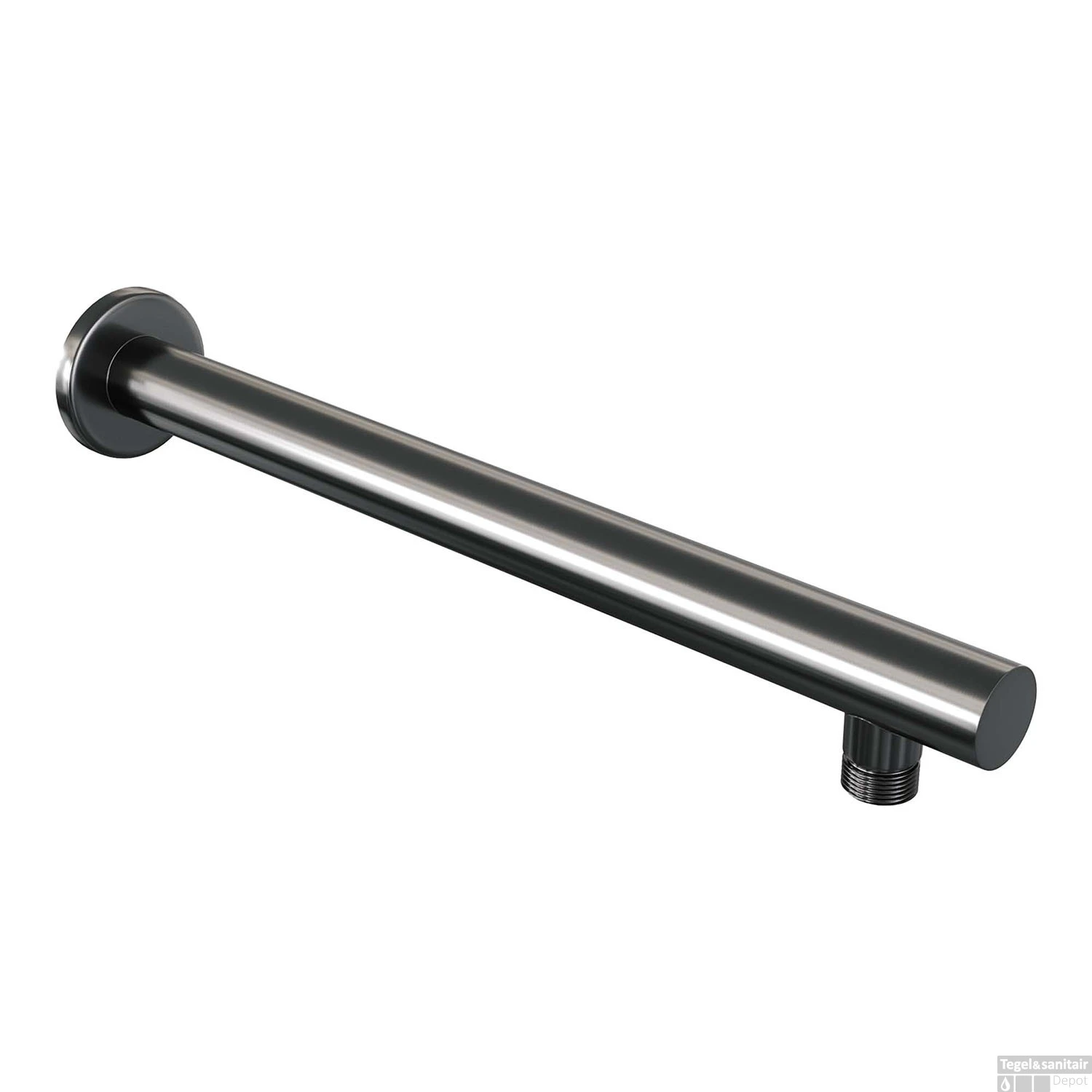 Regendoucheset Inbouw Brauer Gunmetal Carving Thermostatisch 20cm Met Wandarm, Glijstang En Handdouche 3-Standen Losse Stopkranen Geborsteld Gunmetal - Afbeelding 7