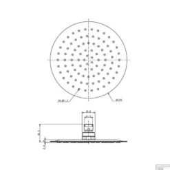 Regendoucheset Wiesbaden Dreams Met Inbouwdeel En Plafonduitloop Chroom -Badkamermeubels regendoucheset wiesbaden dreams met inbouwdeel en plafonduitloop chroom tech douchekop 1