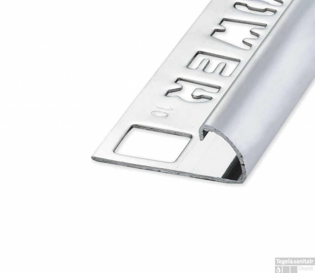 Ox Tegelprofiel Rondex Rond Open Mat Zilver 8 Mm 3 Ox Tegelprofiel Rondex Rond Open Mat Zilver 8 Mm