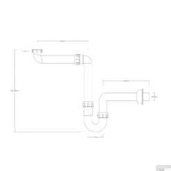 Sifon Ruimtebesparend Voor Gootsteen Riko 1 1/2"x40 Mm Wit 5 Sifon Ruimtebesparend Voor Gootsteen Riko 1 1/2"x40 Mm Wit -Badkamermeubels sifon ruimtebesparend voor gootsteen riko 1 12x40 mm wit tech