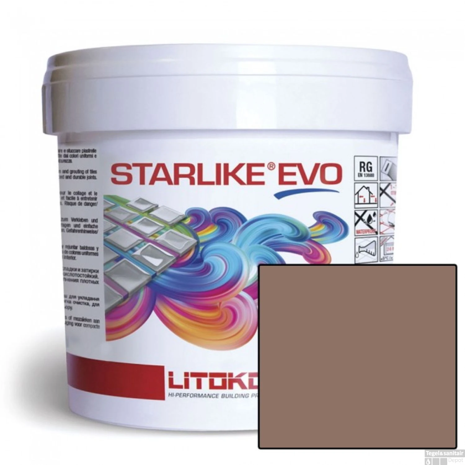 Starlike Voegmiddel 2 Componenten Epoxy 2,5 Kg Evo 230 Cacao