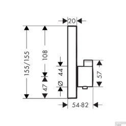 Thermostaat Afbouwdeel ShowerSelect HansGrohe Voor 2 Functies Chroom 11 Thermostaat Afbouwdeel ShowerSelect HansGrohe Voor 2 Functies Chroom -Badkamermeubels thermostaat afbouwdeel showerselect hansgrohe voor 2 functies tech