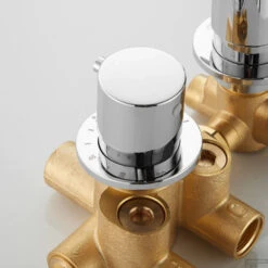 Thermostaatkraan Afbouwdeel Boss & Wessing Plus Chroom -Badkamermeubels thermostaatkraan afbouwdeel boss wessing plus chroom 3