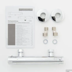 Thermostatische Douchekraan Schutte London Chroom -Badkamermeubels thermostatische douchemengkraan schutte london chroom sfeer7