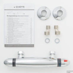 Thermostatische Douchekraan Schutte Supra Chroom 16 Thermostatische Douchekraan Schutte Supra Chroom -Badkamermeubels thermostatische douchemengkraan schutte supra chroom sfeer6
