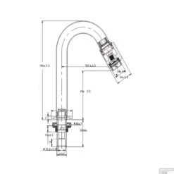 BWS Viraco Toiletkraan 1/2'' Chroom Met Keramisch Binnenwerk -Badkamermeubels toiletkraan 12 chroom viraco fonteinkraan 2