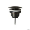 Vaste Waste Boss & Wessing Afvoerplug Niet Afsluitbaar 5/4 Gunmetal -Badkamermeubels vaste waste boss wessing afvoerplug niet afsluitbaar gunmetal shop