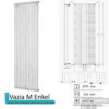 Designradiator Vazia M Enkel 1970 X 532 Mm Wit Structuur 2 Designradiator Vazia M Enkel 1970 X 532 Mm Wit Structuur -Badkamermeubels vazia m enkel 1970 x 532 1