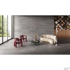 Vloer-en Wandtegel Vtwonen Raw 30x60 Cm Donkergrijs (Doosinhoud: 1,08 M2) -Badkamermeubels vloer en wandtegel vtwonen raw 30x60 cm donkergrijs sfeer