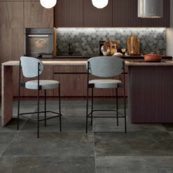 Vloer En Wandtegel Serenissima Promenade 120x120 Cm Ebano (Doosinhoud 1.45m2) -Badkamermeubels vloer en wandtegel serenissima promenade 120x120 cm ebano doosinhoud 1.45m2 sfeer