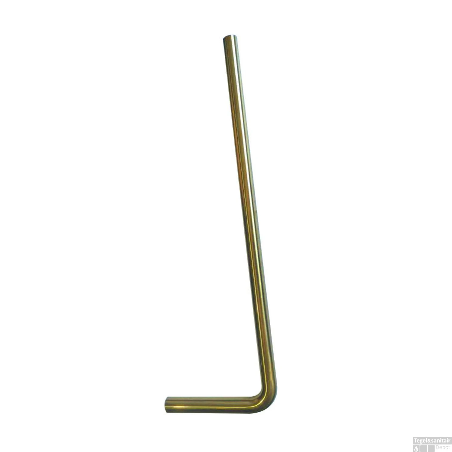 Vloerbuis Wiesbaden 75x22 Cm Geborsteld Messing Goud 3 Vloerbuis Wiesbaden 75x22 Cm Geborsteld Messing Goud