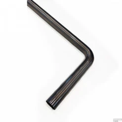 Vloerbuis BWS 75x22 Cm RVS Black Chrome -Badkamermeubels vloerbuis wiesbaden 75x22 cm rvs black chrome 1