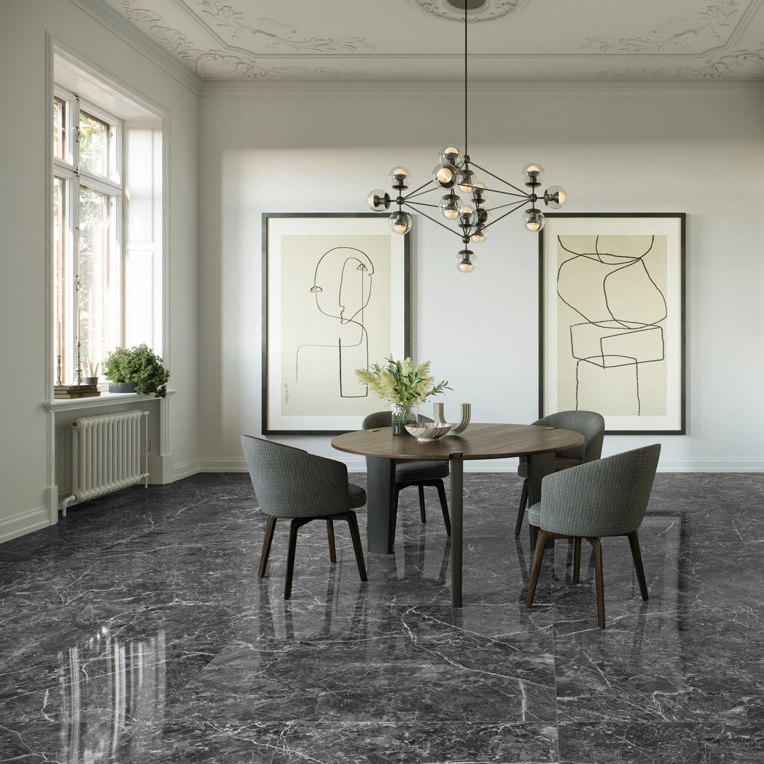 Vloertegel Alaplana Anima 120x120 Cm Gris (doosinhoud 1.44m2) 4 Vloertegel Alaplana Anima 120x120 Cm Gris (doosinhoud 1.44m2) - Afbeelding 2