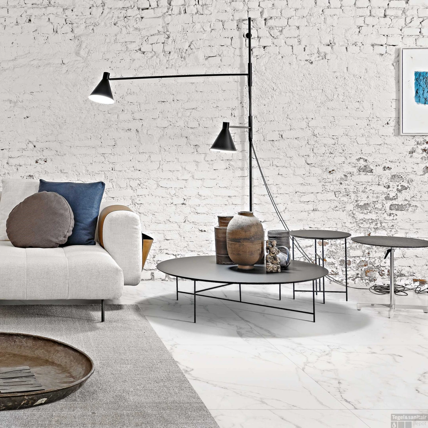 Vloertegel Douglas & Jones 60x60 Magnum Blanc Mat (Doosinhoud 1.08 M2) 9 Vloertegel Douglas & Jones 60x60 Magnum Blanc Mat (Doosinhoud 1.08 M2) - Afbeelding 7