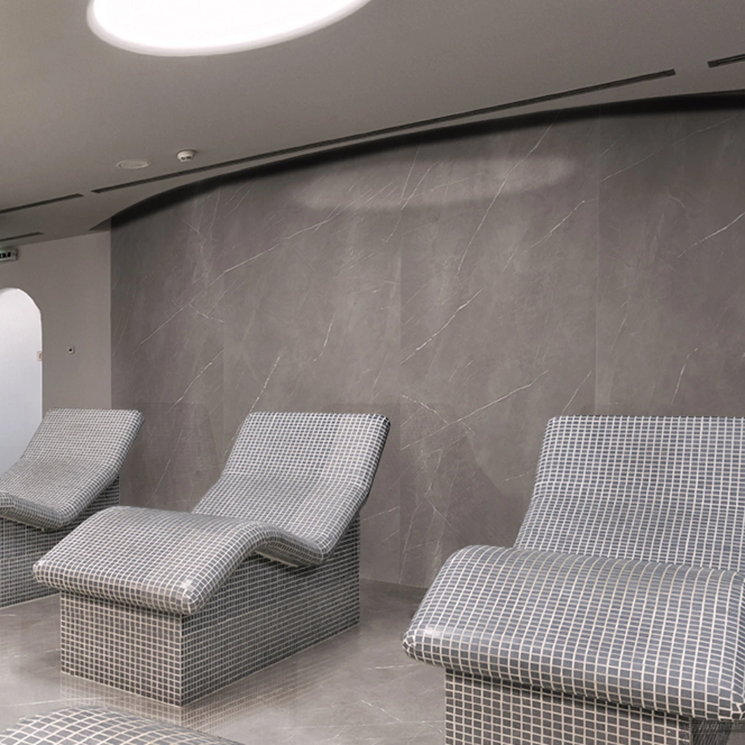 Vloertegel Energieker Pietragrey Glans 60X60 Cm Taupe (Doosinhoud 1,44M2) - Afbeelding 2