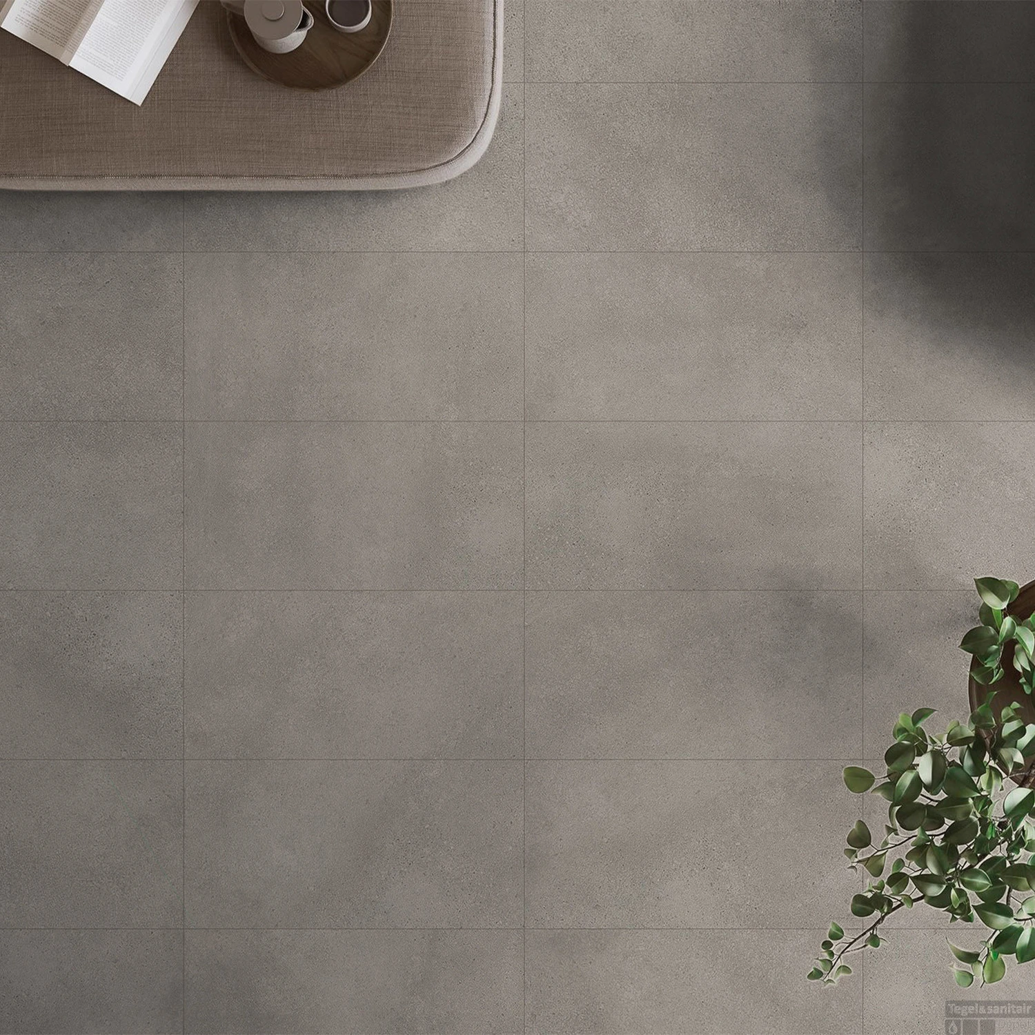 Vloertegels Rak Paleo 60x120cm Mat Donker Grijs (Doosinhoud 1,44m2) 4 Vloertegels Rak Paleo 60x120cm Mat Donker Grijs (Doosinhoud 1,44m2) - Afbeelding 2