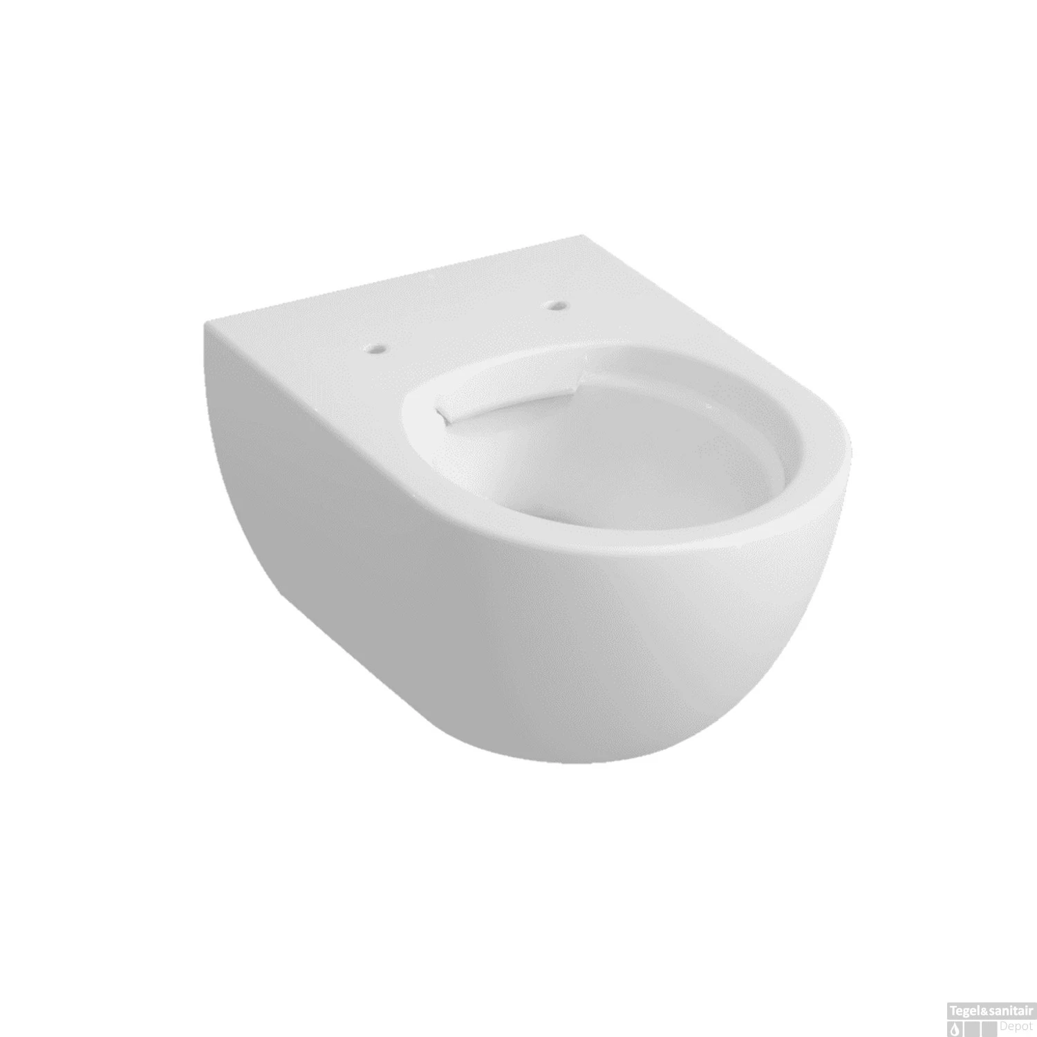 Wandcloset Alterna Primo Rimless 54 Cm Mat Wit