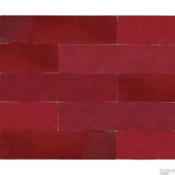 Wandtegel Douglas & Jones Atelier 6.2x25 Cm Rood (doosinhoud 0.31m2) 5 Wandtegel Douglas & Jones Atelier 6.2x25 Cm Rood (doosinhoud 0.31m2) -Badkamermeubels wandtegel douglas jones atelier 6.2x25 cm rood doosinhoud 0.31m2 sfeer